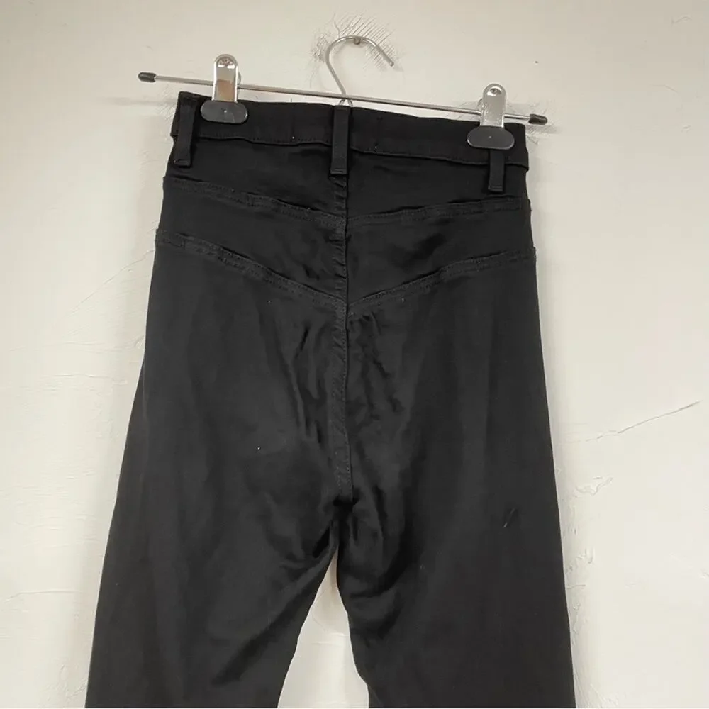 Reformation Black Womens High Rose Stretch Jeggings Leggings 24 Skinny Jeans